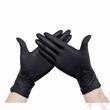 Fekete latex, púdermentes kesztyű, 100 db Fekete latex, púdermentes kesztyű, 100 db