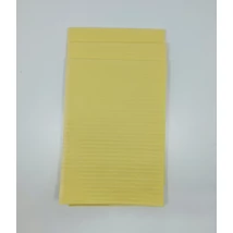 Citromsárga  papír-nylon szalvéta 30x50 cm, 25 db(D)