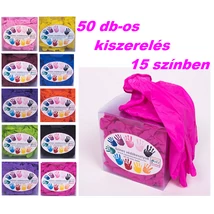50db Színes nitril védőkesztyű  XL méretben